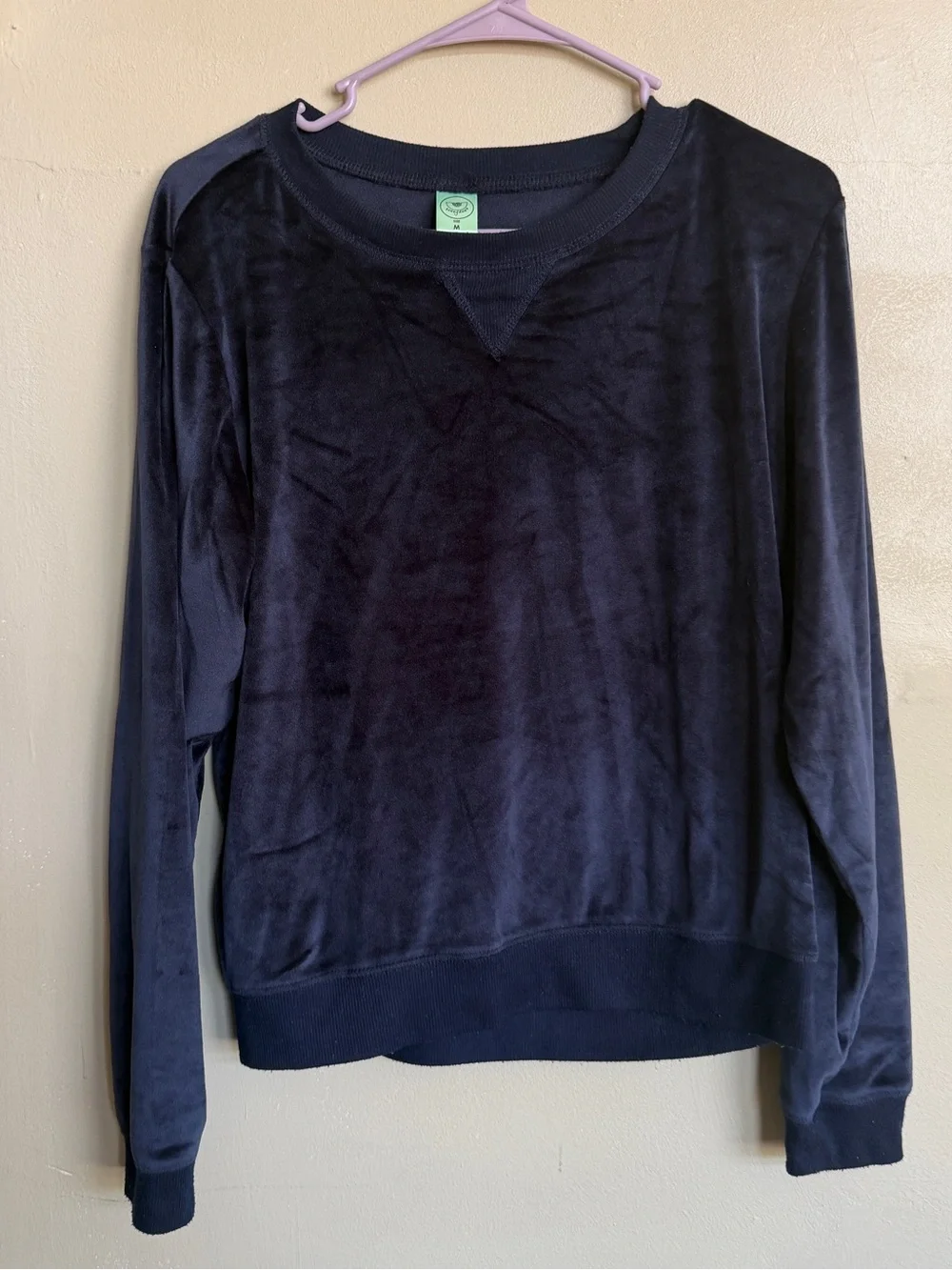 Honeydew Velour Lounge Set Medium – Matching Sweatshirt & Joggers
